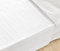 NatureMark Basic Bettlaken - weiches und pflegeleichtes Betttuch aus 100% Baumwolle ohne Gummizug Haustuch viele Größen und Farben Größe: 180x275 cm, weiß