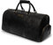 DRAKENSBERG Weekender 'Finn' - Leder Reisetasche mit Schuhfach, Damen, Herren, handgepäcktauglich, 40L - Vintage-Schwarz, DR00360