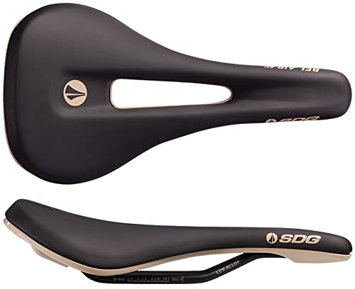 SDG Components Bel-Air V3 Overland Lux-Alloy Gravel Fahrradsattel 260 x 140 mm Rennrad XC Rennsitz 230 g