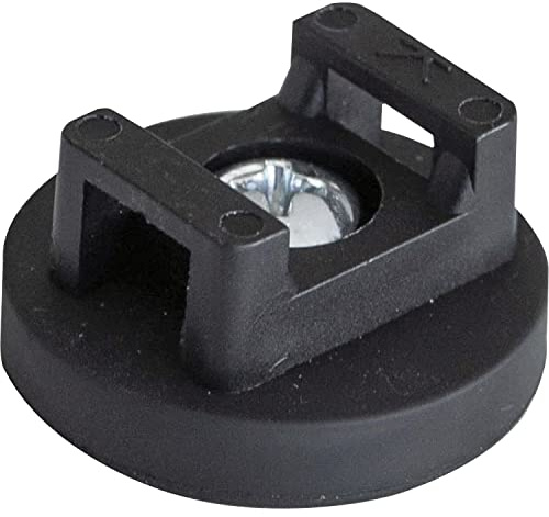 EVOline Haftmagnet schwarz mit Kabelbinder