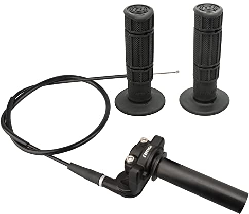 Nibbi Schnellgasgriff 1 Aluminium Gurt Kabel und Griff Set ist geeignet für 7/8 22mm Griff