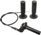 Nibbi Schnellgasgriff 1 Aluminium Gurt Kabel und Griff Set ist geeignet für 7/8 22mm Griff