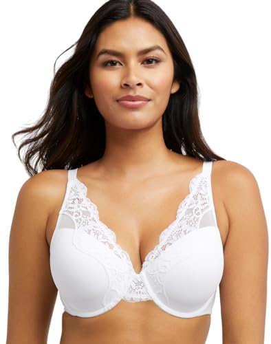 Bali Women's One Smooth U Lace Underwire Bra, Comfort Stretch Full-Coverage Convertible Bra