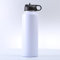 Étanche Gourde Sport Bouteille D'espace De Sublimation Thermique À Double Paroi En Acier Inoxydable Pour Extérieur Bouteille D'eau De Sport De Grande Capacité En Acier Inoxydable, Blanc, 40 Oz
