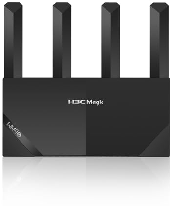 H3C Magic NX15 WLAN Router Wireless WiFi 6 Router, 300 Mbit/s 2,4GHz, 1200Mbit/s 5GHz, 1 × Gigabit WAN Port, 3 × Gigabit LAN Ports