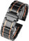 EPANO Keramik-Edelstahlarmband, 20 mm, 22 mm, 16 mm, 18 mm, Schnellverschluss-Uhrenarmbänder, 22 mm, Achat