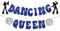 Konsait Glitter Dancing Queen Party Dekorationen, Mamma Mia Bachelorette Party Dekorationen Disco Ball Banner für Geburtstag Braut Dusche Hochzeit Party