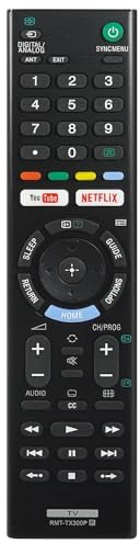 Mando a Distancia RMT-TX300P, Mando a Distancia Universal for TV Adecuado con Botones de Youtube Netflix