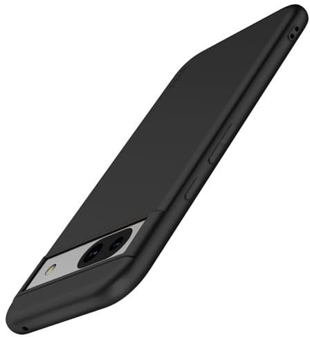 X-level für Google Pixel 8a Hülle, Dünn Weich Case, Schwarz | Handyhülle Soft Silikon Bumper Cover Kratzfeste Schutzhülle