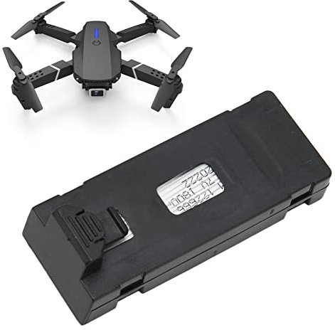 RC Drone Battery, Replacement Remote Control Drone Battery, 3.7V 1800mAh Li Ion Battery Portable for RC Drone E88 E525 E99 P1 P5PRO K3 S1 P8. RC UAV Battery Accessory