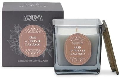 NASOTERAPIA Oud e Rosa di Damasco Candela 200 g