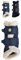 Marengos - Dressurgamaschen 1680D Comfort Light – Pferdegamaschen mit weichem Kunstfell, Klettverschlüssen & atmungsaktivem Mesh – Gamaschen für Pferde in Nachtblau – Größe L