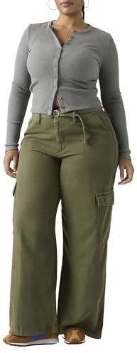 Levi's Baggy Dad Cargo Washed Ivy Green Gd
