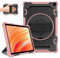 TASSKTO Case For Tablet 10 inch (13th Generation 2023 Release), Incompatible Samsung iPad Dual Layer Heavy Duty Shockproof 360 Rotating Kickstand Hand Strap Case