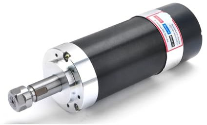 Moteur de broche, CNC 500W broche moteur mandrin ER11 pince 48 DC moteur refroidi par Air broche 0.5Kw broche sans brosse for CNC routeur Machine, Kit de moteur de broche CNC