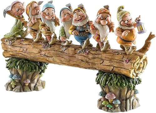 YFSAN Statue de GNOME de Jardin, 7 Gnomes Nains Nains Ornements de fées, météo résiste à la Statue gobeline, décoration extérieure intérieure pour Jardins, Arbres, parterres de Fleurs,
