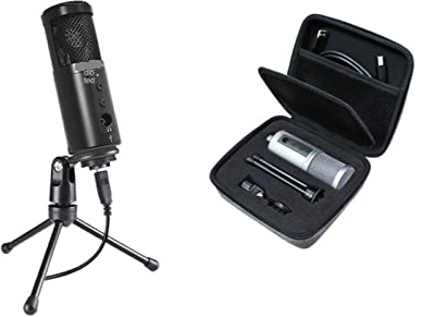 Msuiiixcccc ATR2500 USB Condenser Microphone Professional Recording Cardioid Microphone Live Broadcast Mic Equipment Singing (Color : ATR2500 Carrying bag)