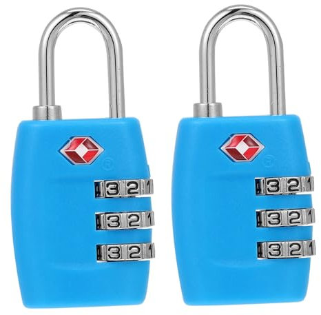 minkissy 2pezzi Lucchetto Codificato in Metallo Combinazione Numerica Lucchetto Per e Armadietti Per Cassetta Dell'attrezzi e Cancelli Esterni