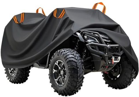 Quad-Abdeckung, reißfest, wasserdichte Abdeckung für ATV, für Regen, Sonne, Sommer, Winter, Staub und Garage
