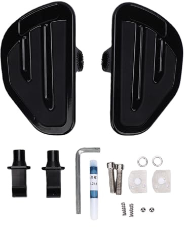 ACOGEDO Repose-pieds Passager, Large Marchepied Antidérapant avec Support Robuste pour Indian Bobber Sixty Classic Rogue 2015-2025
