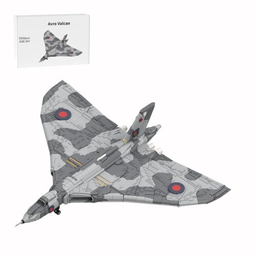 XKlemBauklode Klemmbausteine Flugzeug Bausteine Set, Militär Kampfflugzeug Modellbausatz, Geschenk für Erwachsene 16+ Kampfjet Baukasten Liebhaber Deko Zuhause & Büro- 5806 Stück