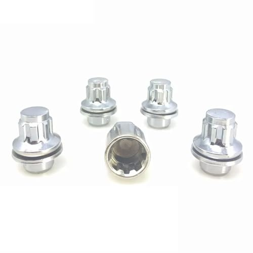 Boulons antivol de Roue pour Jaguar F-Type 2014-2016 (1 Jeu) M12x1,5. Écrous de Roue Standard.