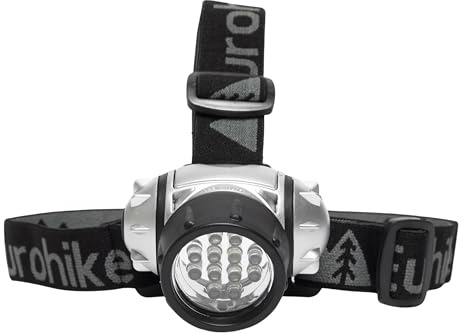 Eurohike 12 LED Head Torch, Silver, One Size