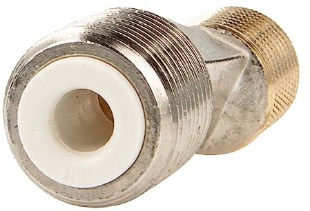 tecuro S-Anschluss (schallreduziert) für Wandarmaturen 3/4 x 1/2 Zoll, Messing vernickelt