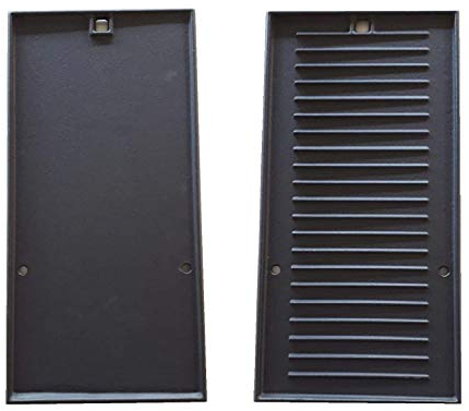 CAMPINGAZ Piastra in GHISA Reversibile (Liscia/Rigata) per Barbecue 3 Series LS Ricambio - Misura 22,5 x 45