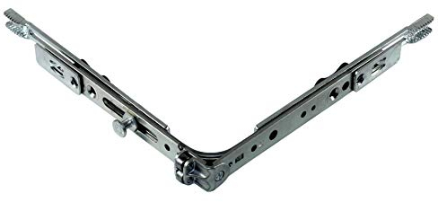 SI Siegenia Sicherheits Eckumlenkung VSU 1S FH/9 TS, 190x190mm mit 1x Pilzkopf (FEUL1510) incl. SN-TEC Montagematerial