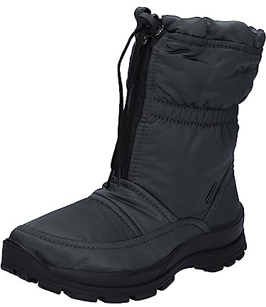 Westland Damen Snowboots Grenoble 118,Weite G (Normal),Wechselfußbett,wasserdicht,Winterstiefel,Winterschuhe,Grau (anthrazit),43 EU / 9 UK