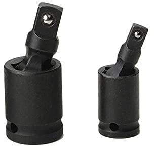 2 Stück Universal-Drehgelenk Air Impact Wobble Socket Adapter 3/81/4 1/2 Holzbearbeitungszubehör Bohren Pneumatische Schraubendreher