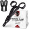 Pinze sterili monouso per piercing pinza plastica 6 pz Warrior single-use pliers Open Oval Ovale Aperto