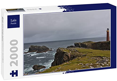 Lais Puzzle Butt of Lewis-Leuchtturm auf den Äußeren Hebriden 2000 Teile