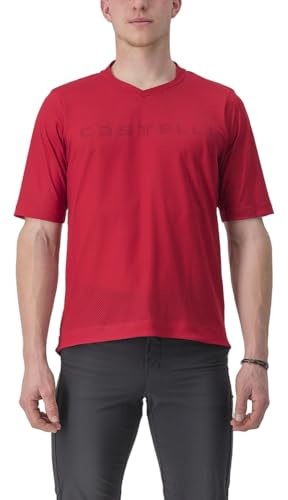 CASTELLI 4523018-611 Trail TECH TEE 2 Men's T-Shirt Dark red L