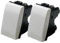 2 Pezzi Prese Interruttori Deviatori 16A 250V Compatibile Con Bticino Matix Bianco (Deviatore 3005M, 2)