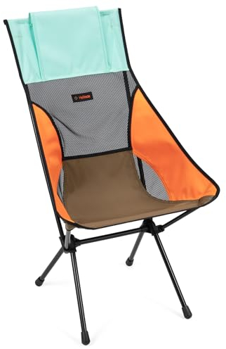Helinox Sunset Chair | Mit seinem erweiterten Design ist Dieser Stuhl möglicherweise die ultimative Kombination aus Verstaubarkeit, Komfort und Unterstützung (Mint Multiblock)