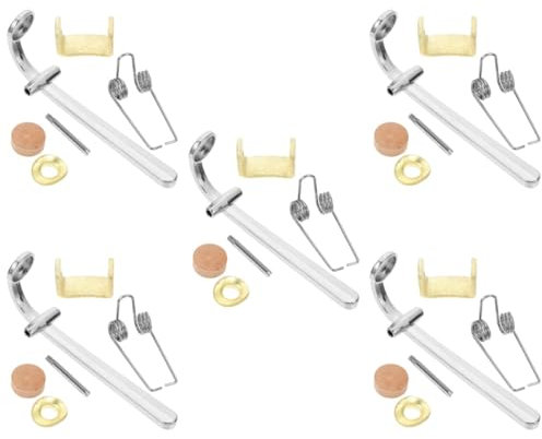 ifundom 5sätze Trombone Abflussventil Zubehör Mit Korkpad Und Federbasis Für Einfache Installation Und Langlebige Nutzung Bei Blasinstrumenten