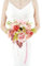 Floinla Blumensträuße für Braut, Brautjungfer, Blumenstrauß, künstliche Rosen, Brautstrauß für Hochzeit, Kirche, Heimdekoration, Geschenke