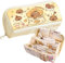 SIORTIO Federmäppchen, mehrlagig, großes Fassungsvermögen, Capybara-Druck, witzig, niedlich (Beige-1)