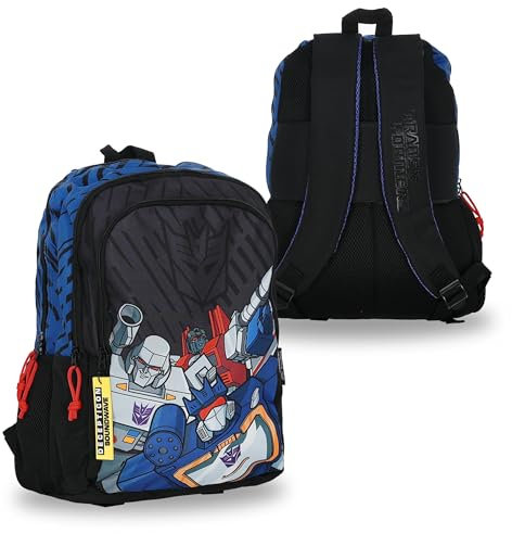 Blue Sky Studios Transformers Rucksack, Kinder Schulrucksack und Reisetasche für Jungen, mehrfarbig