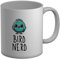 Shopagift Bird Nerd Mug Cute Kawaii Bird White 11oz Large Ceramic Cup