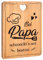 Geschenk für Papa, Papa Geschenk von Sohn Tochter, Geburtstag Geschenke für Papa - Bambus Schneidebrett, Papa Geschenk Geburtstag, Bester Papa Geburtstag Vatertag Geschenk