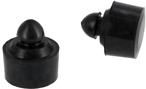 Set: 2x Gummipuffer (Gummipilz klein), schwarz für Sitzbank - für Simson S50, S51, S53, S83, SR50, SR80, KR51 Schwalbe