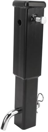 Anhängerkupplungserhöhung, Anhängerkupplungsempfänger-Verlängerung mit 5/8-Zoll-Stift, 9,6 Zoll Verlängerungslänge, Anhängerkupplungs-Verlängerungsadapter für 3500 Lbs GTW für