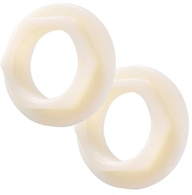 Tuercas de plástico de hilo femenino de 1/2 , brida de 5 uds., tuerca de seguridad, tuerca de fijación hexagonal exterior con anillo de sellado, accesorios for tanque de agua de tubería
