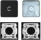 CTBDZ Tapa de llave individual con bisagra de repuesto para MacBook Pro M1 M2 A2141 A2251 A2289 A2338 A2442 A2485, reemplazo para MacBook Air A2179 A2337 A2681 teclado (tecla C)