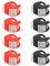 8 Stück Kinderwagenlicht Silikon, Wasserdichte LED Kinderwagen Licht, Kinder Scooter Licht, Buggylicht Silikon LED Warnlicht Roller Licht mit 3 Leuchtfunktionen für Kinderwagen und Outdoor
