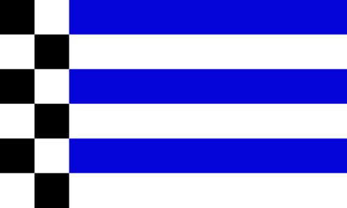 2 x Aufkleber Flagge Norderney 8 x 5 cm Sticker Flagge Fahne Carsticker