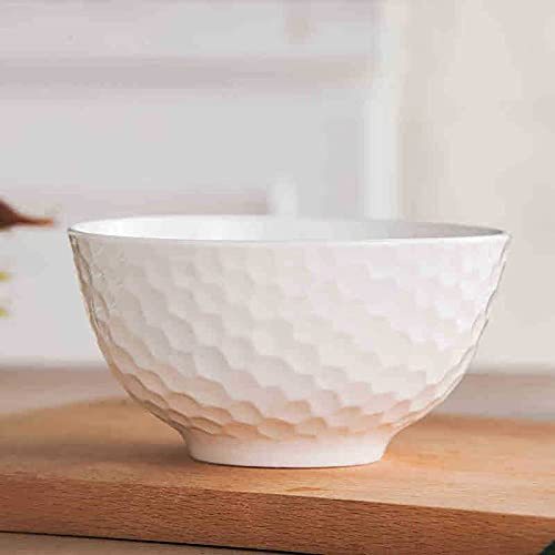 YNIYUJKL Juego De Vajilla De 56 Piezas, Porcelana Blanca De Hueso, Vajilla De Cocina con Cuencos para Cereales, Ensaladeras, Platos Y Olla para Sopa, Apto para Lavavajil